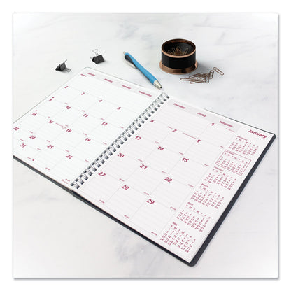 Brownline DuraFlex 14-Month Planner, 8.88 x 7.13, Black Cover, 14-Month (Dec to Jan): 2022 to 2024