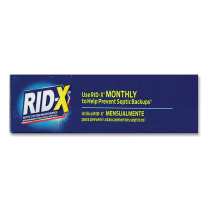 RID-X Septic System Treatment Concentrated Powder, 9.8 oz, 12/Carton