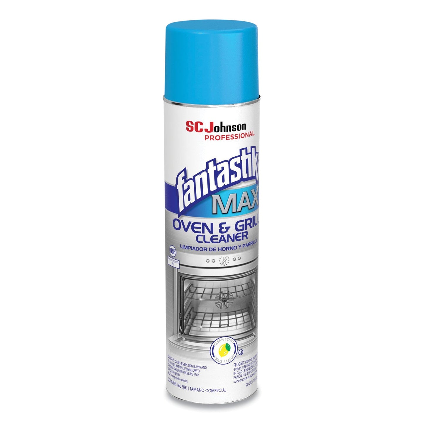 Fantastik MAX Oven and Grill Cleaner, 20 oz Aerosol Can, 6/Carton