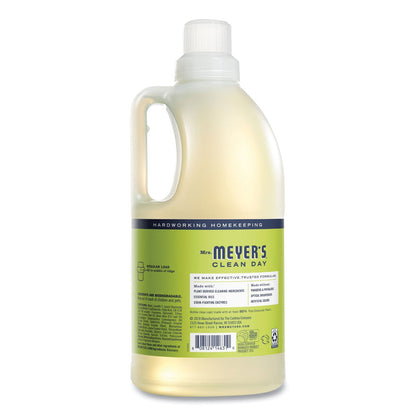 Mrs. Meyer's Liquid Laundry Detergent, Lemon Verbena Scent, 64 oz Bottle, 6/Carton