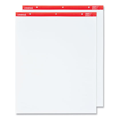 Universal Easel Pads/Flip Charts, Unruled, 27 x 34, White, 50 Sheets, 2/Carton