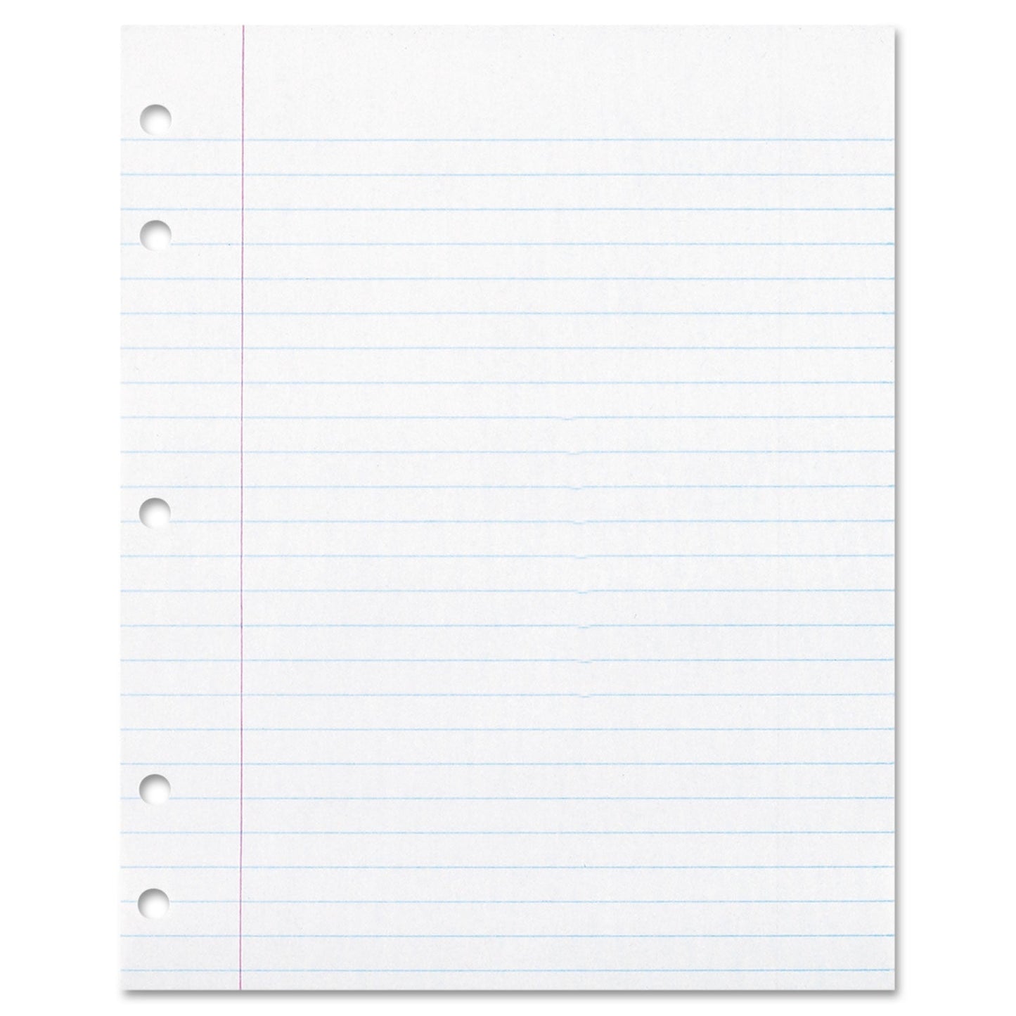 Pacon Ecology Filler Paper, 3-Hole, 8 x 10.5, Wide/Legal Rule, 150/Pack