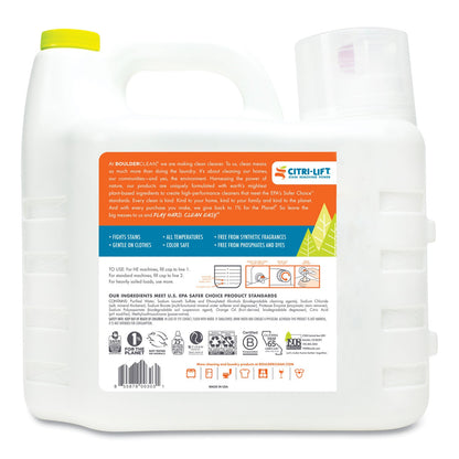Boulder Clean Liquid Laundry Detergent, Citrus Breeze, 200 oz Bottle, 2/Carton