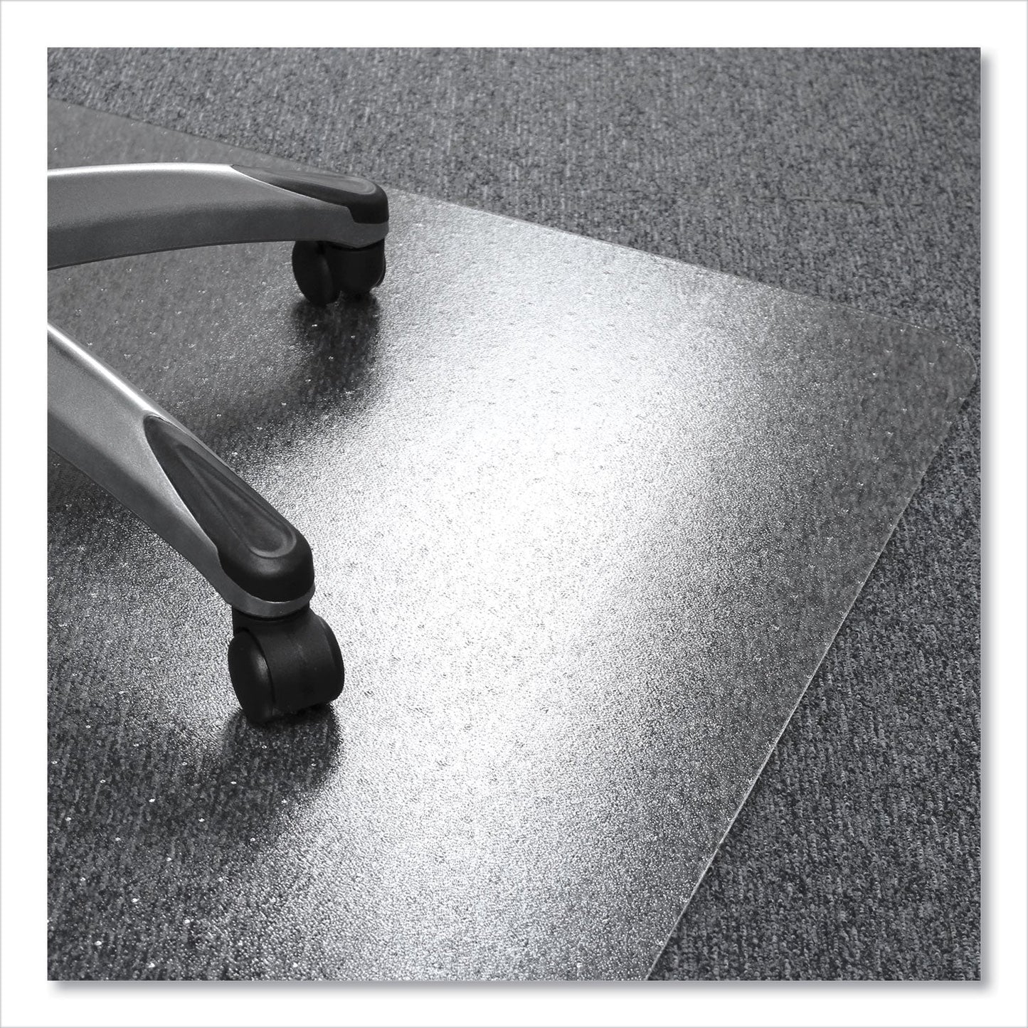 Floortex Cleartex Ultimat Polycarbonate Chair Mat for Low/Medium Pile Carpet, 48 x 79, Clear