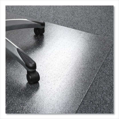 Floortex Cleartex Ultimat Polycarbonate Chair Mat for Low/Medium Pile Carpet, 48 x 79, Clear