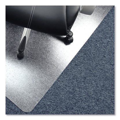 Floortex Cleartex Advantagemat Phthalate Free PVC Chair Mat for Low Pile Carpet, 53 x 45, Clear