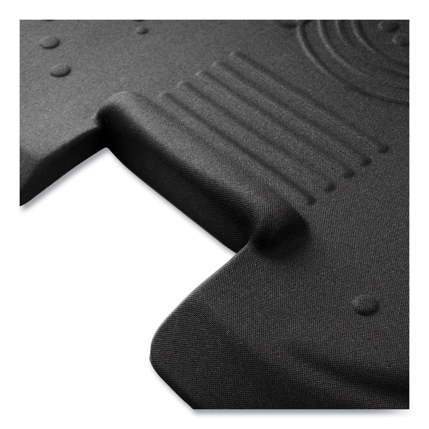 Floortex AFS-TEX 5000 Anti-Fatigue Mat, Bespoke, 26 x 36, Midnight Black