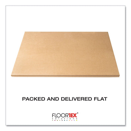Floortex Cleartex Advantagemat Phthalate Free PVC Chair Mat for Low Pile Carpet, 60 x 48, Clear