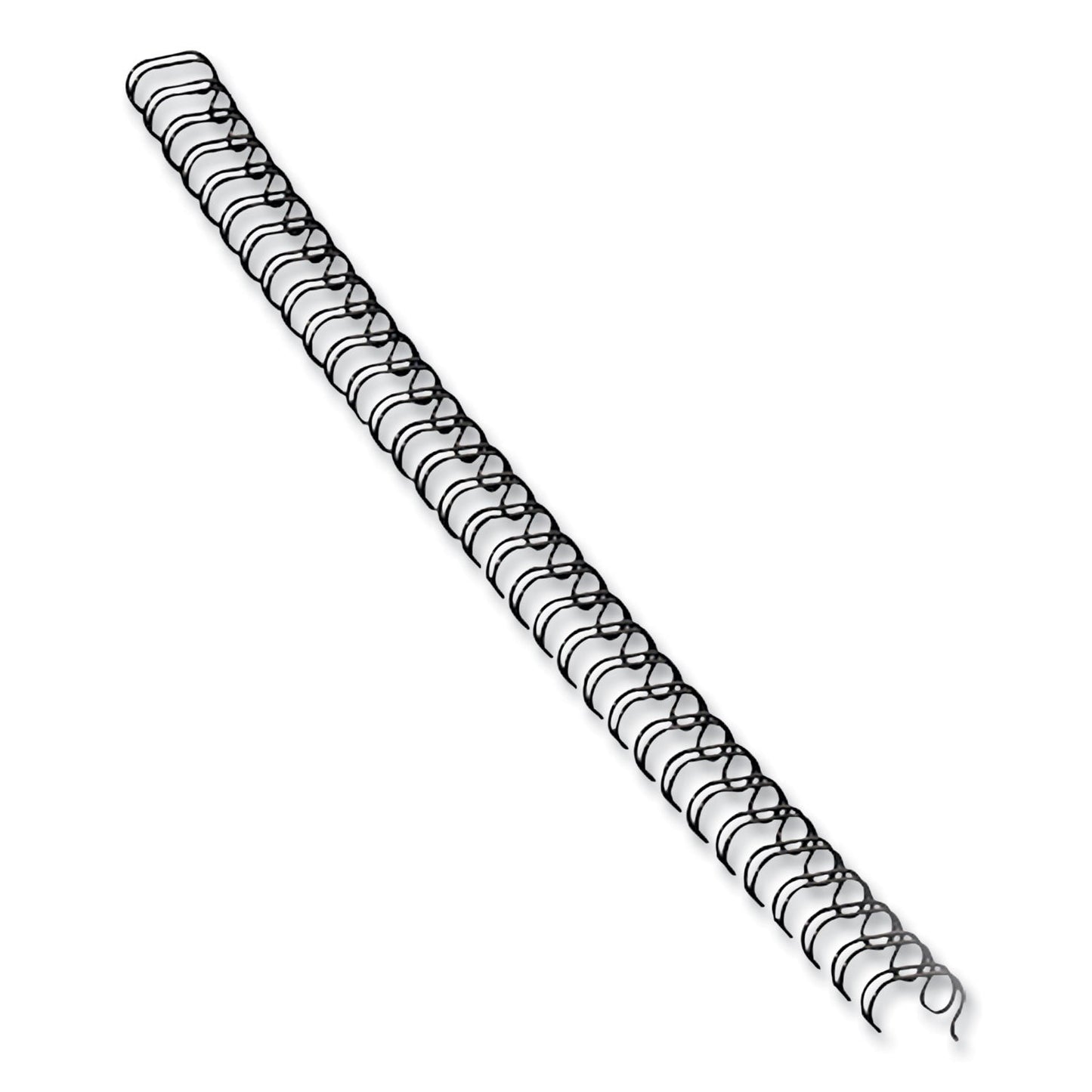 Fellowes Wire Bindings, 1/4" Diameter, 35 Sheet Capacity, Black, 25/Pack