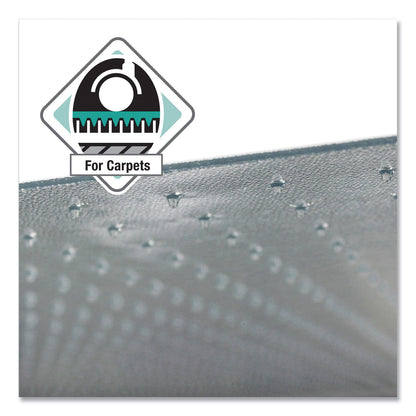 Floortex Cleartex Ultimat Polycarbonate Chair Mat for Low/Medium Pile Carpet, 48 x 60, Clear