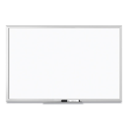 U Brands Melamine Dry Erase Board, 36 x 24, White Surface, Silver Frame