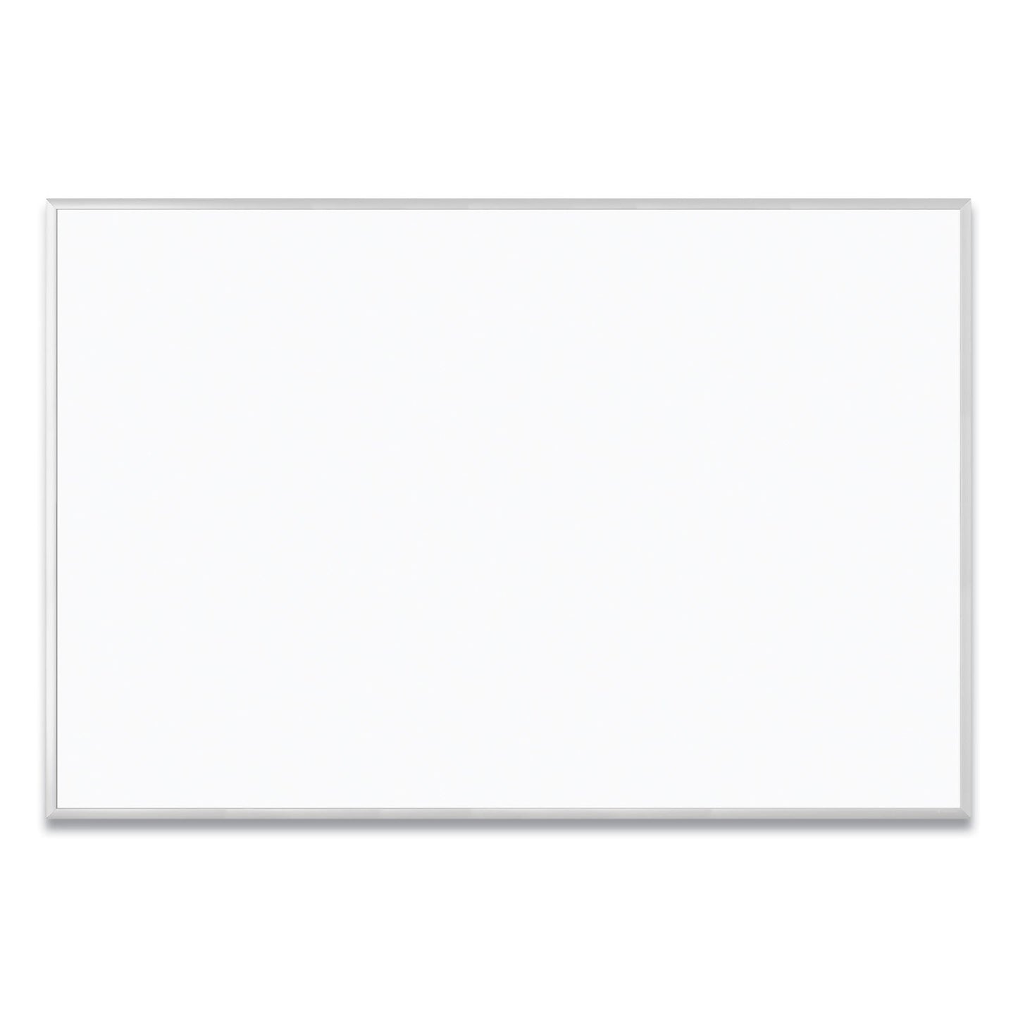 U Brands Melamine Dry Erase Board, 72 x 48, White Surface, Silver Frame