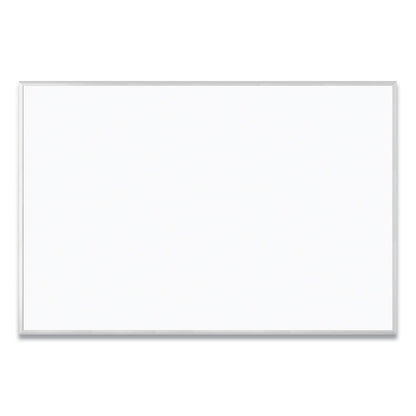 U Brands Melamine Dry Erase Board, 72 x 48, White Surface, Silver Frame
