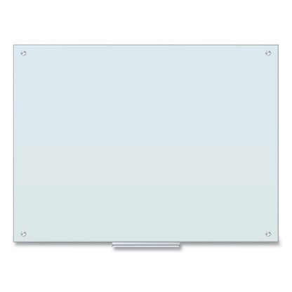 U Brands Glass Dry Erase Board, 48 x 36, White Surface