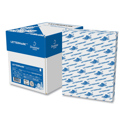 Lettermark Custom Cut-Sheet Copy Paper, 92 Bright, Micro-Perforated 3.66" from Bottom, 24 lb Bond Weight, 8.5 x 11, White, 500/Ream