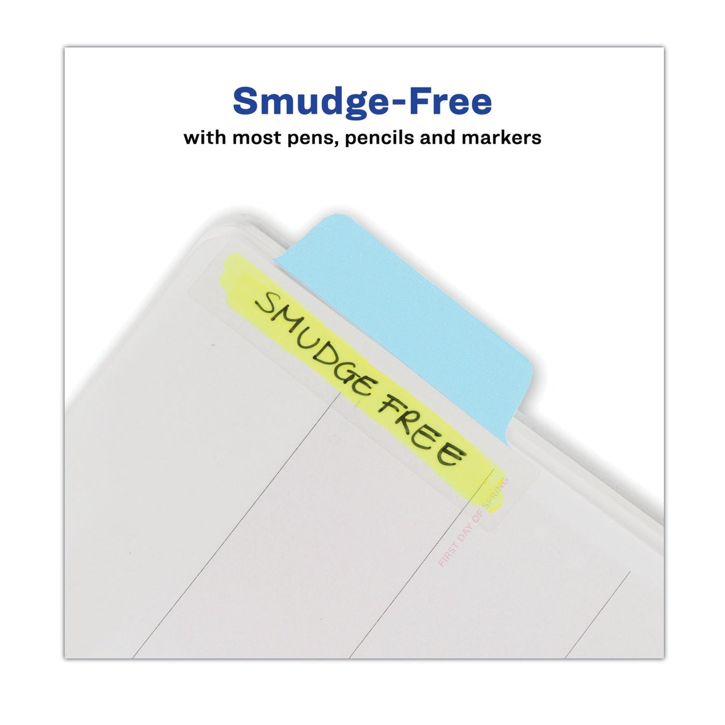 Avery Ultra Tabs Repositionable Tabs, Margin Tabs: 2.5" x 1", 1/5-Cut, Assorted Pastel Colors, 48/Pack