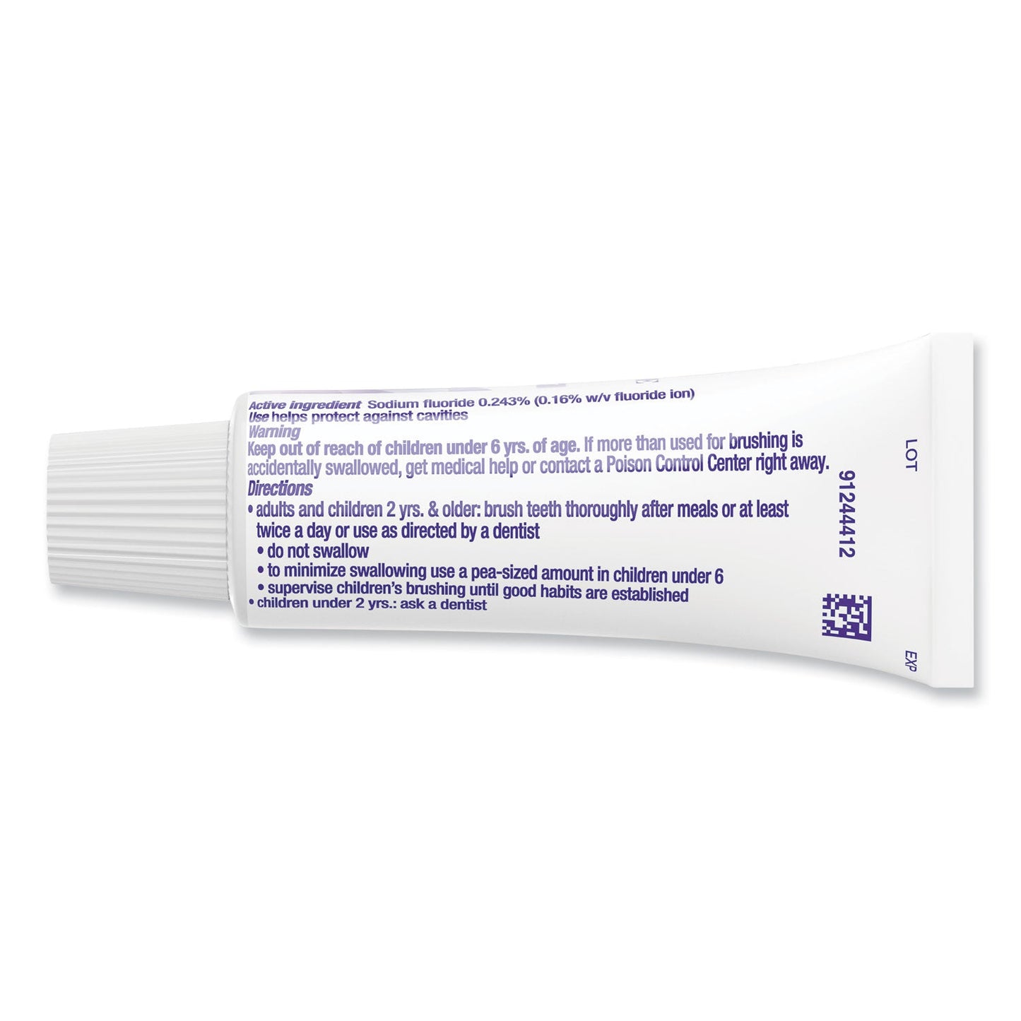 Crest 3D White Brilliance Advanced Whitening Technology + Advanced Stain Protection Toothpaste, 0.85 oz Tube