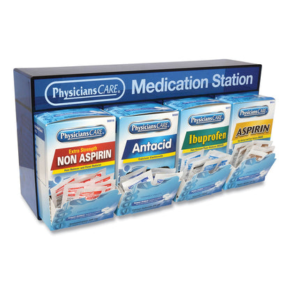 PhysiciansCare Medication Station, Aspirin, Ibuprofen, Non Aspirin Pain Reliever, Antacid