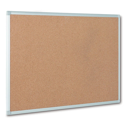 MasterVision Earth Cork Board, 36 x 48, Aluminum Frame