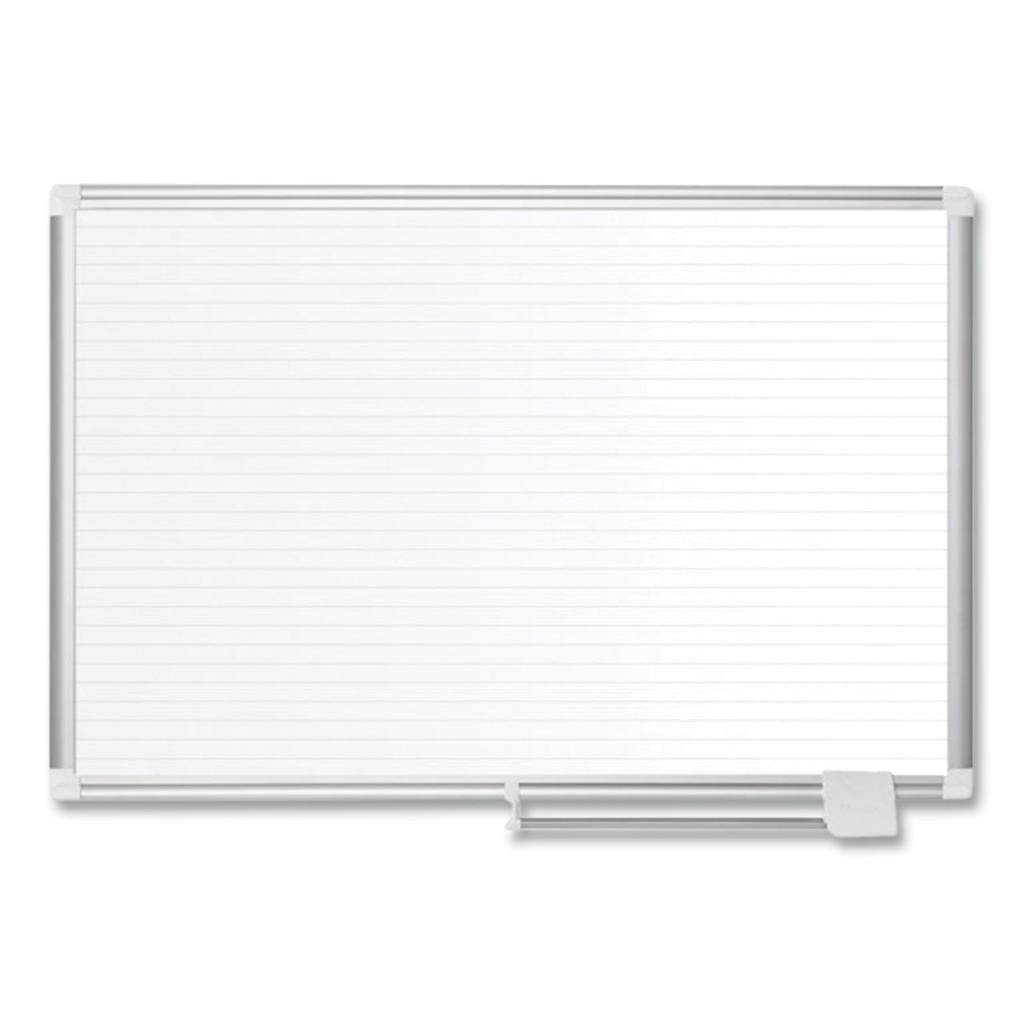 MasterVision Ruled Planning Board, 48 x 36, White/Silver
