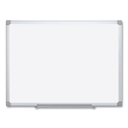 MasterVision Earth Silver Easy Clean Dry Erase Boards, 48 x 96, White, Aluminum Frame