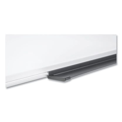 MasterVision Value Lacquered Steel Magnetic Dry Erase Board, 48 x 96, White, Aluminum Frame