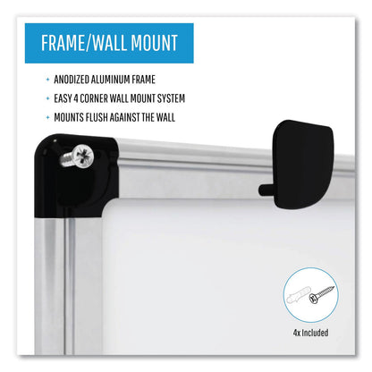 MasterVision 3-in-1 Calendar Planner Dry Erase Board, 24 x 18, Aluminum Frame
