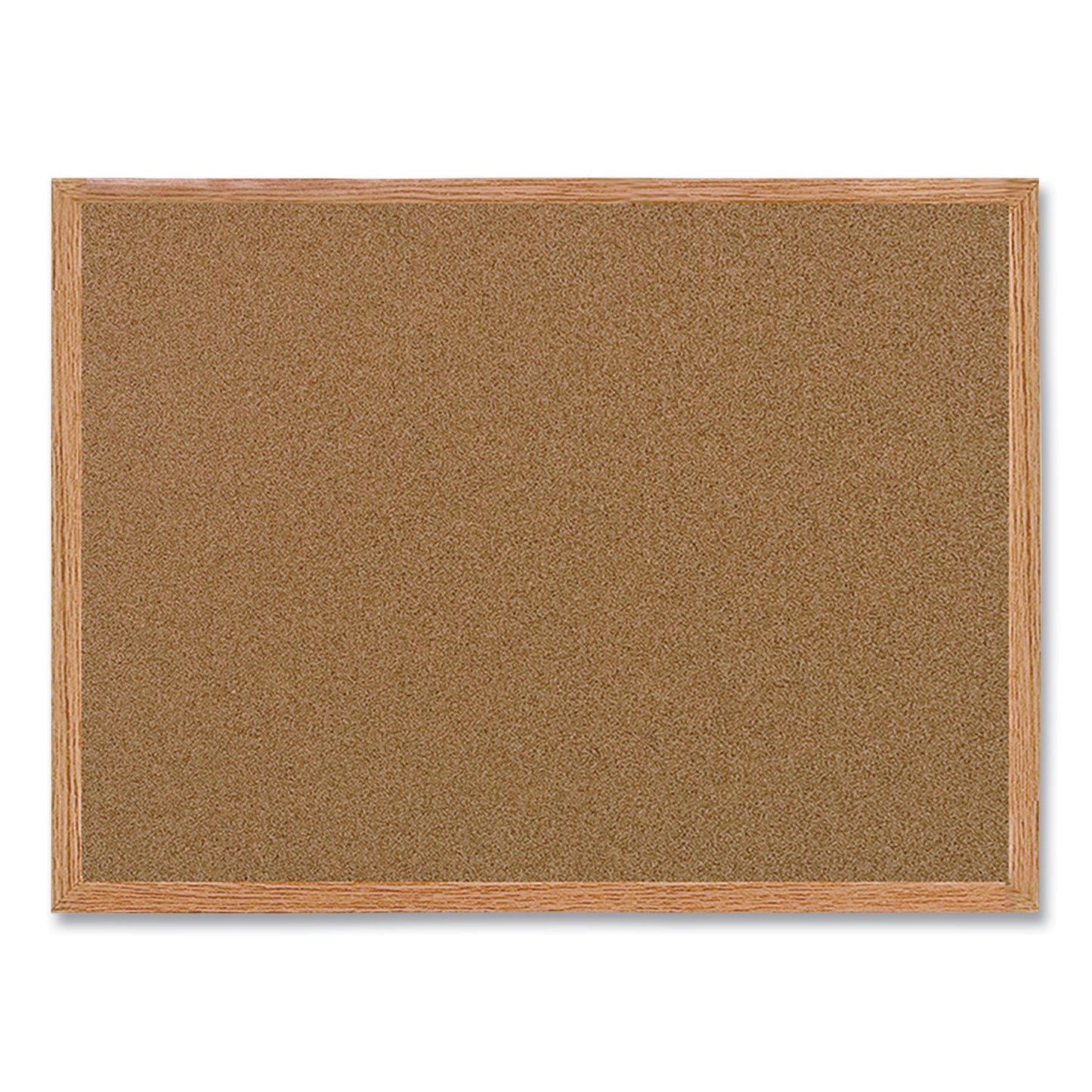 MasterVision Value Cork Bulletin Board with Oak Frame, 24 x 36, Natural