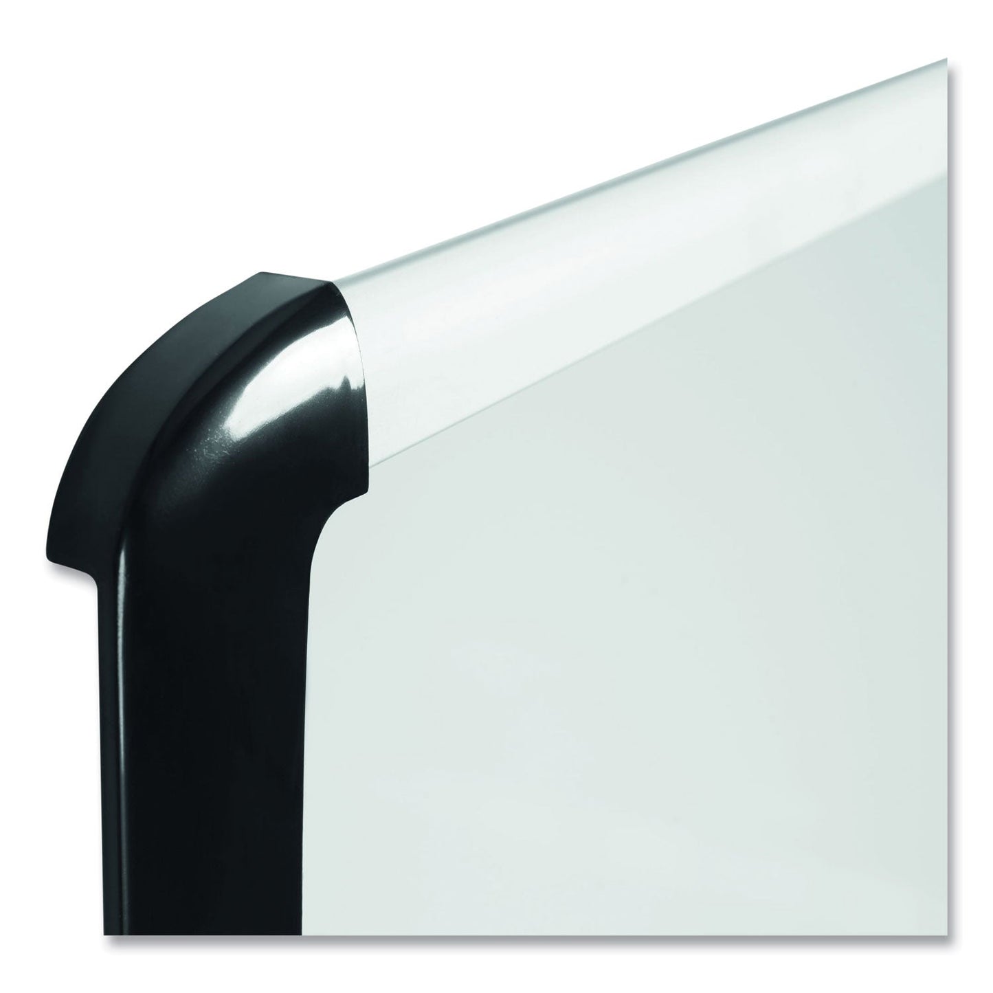 MasterVision Lacquered steel magnetic dry erase board, 24 x 36, Silver/Black