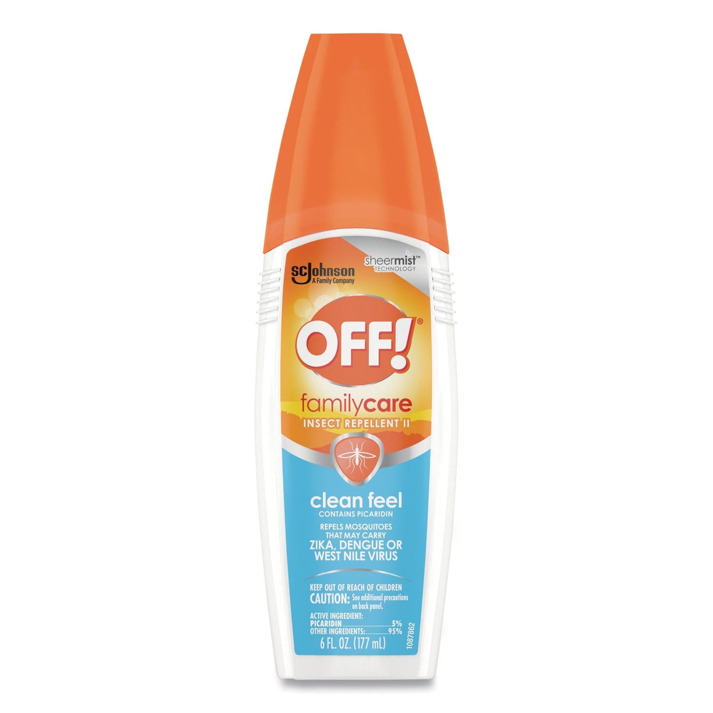 OFF! FamilyCare Unscented Spray Insect Repellent, 6 oz Spray Bottle