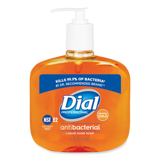 Dial Gold Antibacterial Liquid Hand Soap, Floral, 16 oz Pump