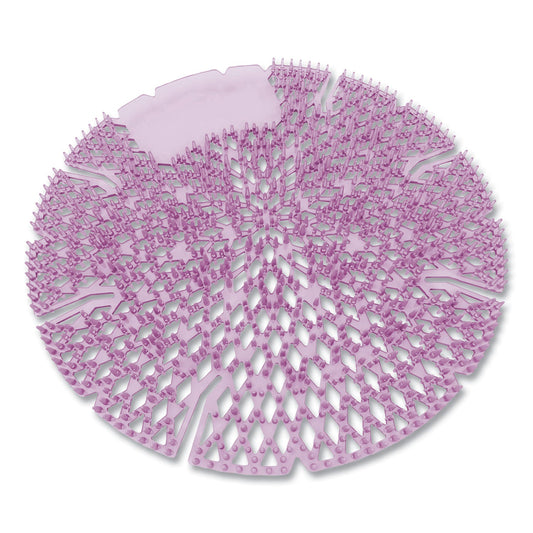 Big D Industries Diamond 3D Urinal Screen, Lavender Lace Scent, 0.13 oz, Lavender, 10/Box