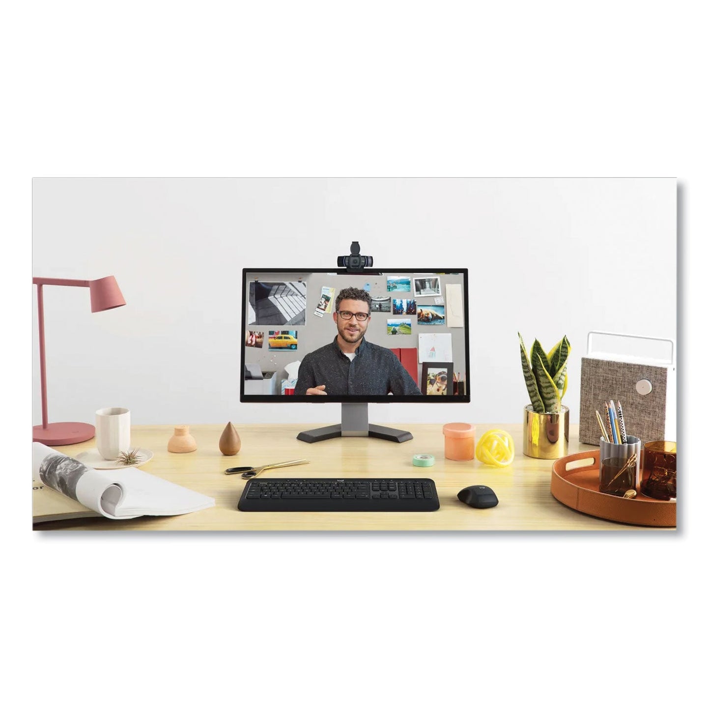 Logitech C920e HD Business Webcam, 1280 pixels x 720 pixels, Black