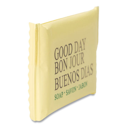 Good Day Amenity Bar Soap, Pleasant Scent, # 1/2, Individually Wrapped Bar, 1,000/Carton