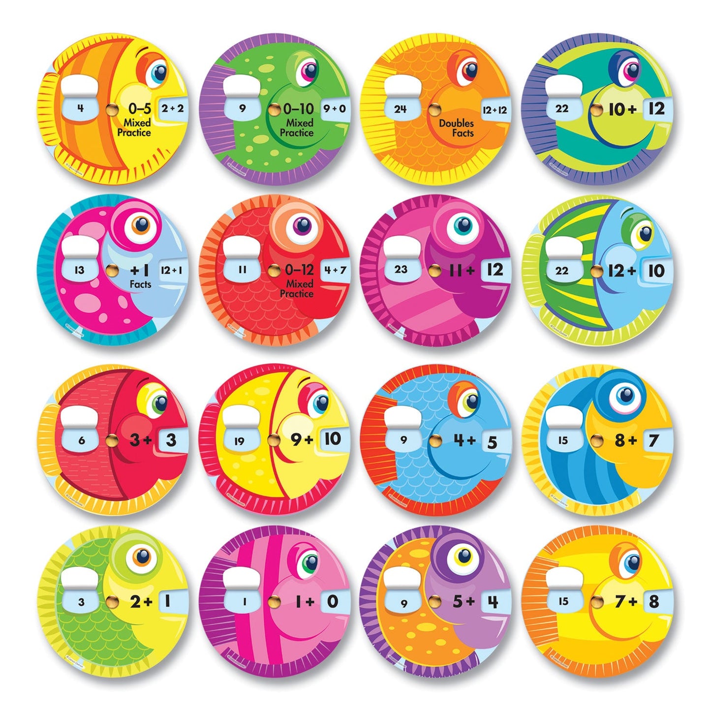 Carson-Dellosa Education EZ-Spin, Additon Game, Ages 5 to 7, 18/Pack