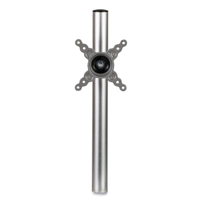 Fellowes Lotus Single Monitor Arm Kit, For 26" Monitors, 180 Degree Rotation, 180 Degree Pan, Silver, Supports 17 lb