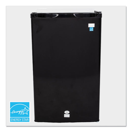 Avanti 4.4 Cu.Ft. Auto-Defrost Refrigerator, 19.25 x 22 x 33, Black