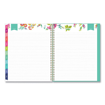 Blue Sky Day Designer Peyton Create-Your-Own Cover Weekly/Monthly Planner, Floral Artwork, 11 x 8.5, White, 12-Month (Jan-Dec): 2023