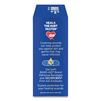 BAND-AID Flexible Fabric Adhesive Bandages, 1 x 3, 100/Box