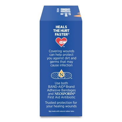 BAND-AID Flexible Fabric Adhesive Bandages, Assorted, 100/Box
