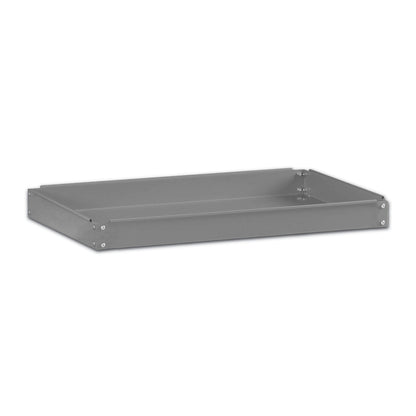 Tennsco Two-Shelf Metal Cart, Metal, 2 Shelves, 500 lb Capacity, 24" x 36" x 32", Gray