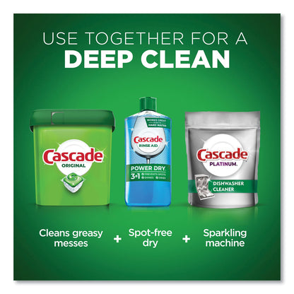 Cascade ActionPacs, Fresh Scent, 13.5 oz Bag, 25/Pack, 5 Packs/Carton