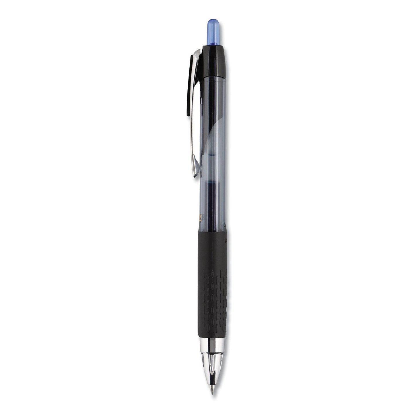 uniball 207 Signo Gel Ultra Micro Gel Pen, Retractable, Extra-Fine 0.38 mm, Blue Ink, Smoke Barrel