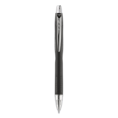 uniball Jetstream Retractable Ballpoint Pen, Bold 1 mm, Black Ink, Black Barrel