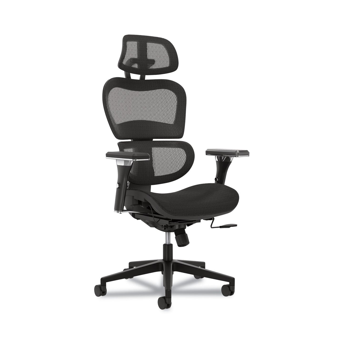 HON Neutralize High-Back Mesh Task Chair, Supports Up to 250 lb, 18.75" Seat Height, Black