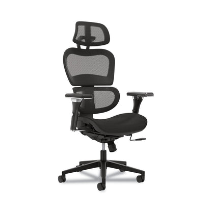 HON Neutralize High-Back Mesh Task Chair, Supports Up to 250 lb, 18.75" Seat Height, Black