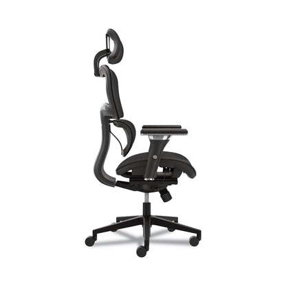 HON Neutralize High-Back Mesh Task Chair, Supports Up to 250 lb, 18.75" Seat Height, Black