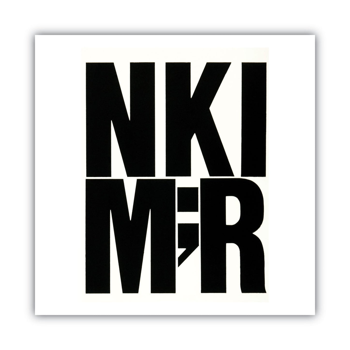 Chartpak Press-On Vinyl Uppercase Letters, Self Adhesive, Black, 6"h, 38/Pack
