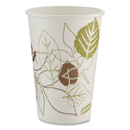 Dixie Pathways Paper Hot Cups, 16 oz, 50 Sleeve, 20 Sleeves Carton