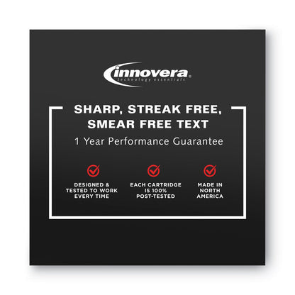 Innovera Remanufactured Black High-Yield Ink, Replacement for 972XL (F6T84AN), 10,000 Page-Yield